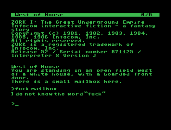 classic text based computer games